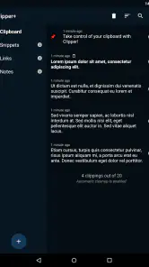 Clipper+: Clipboard Manager screenshot