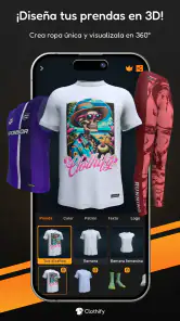Clothify - Diseña ropa en 3D screenshot
