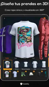 Clothify - Diseña ropa en 3D screenshot