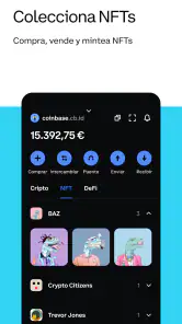 Coinbase Wallet: NFTs y cripto screenshot