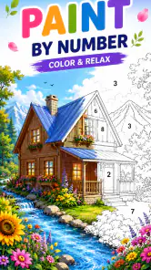 Coloring Game: Color by Number screenshot