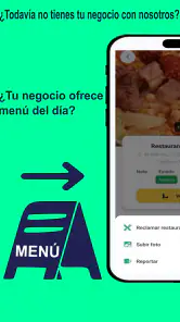 Comer Menú del Día screenshot
