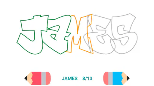 Cómo Dibujar Graffitis Nombre screenshot