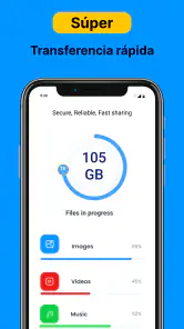 Compartir archivos de datos screenshot