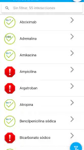 Compatibilidad fármacos IV Lit screenshot