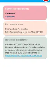 Compatibilidad fármacos IV Lit screenshot