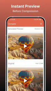 Compresor video - Comprimir screenshot