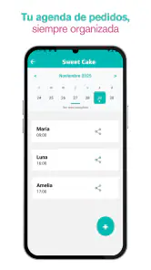 Confitería - agenda screenshot