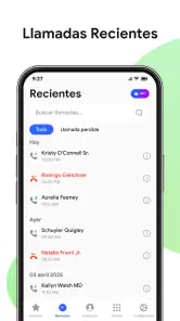 Contactos: Llamada telefónica screenshot