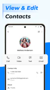 Contacts screenshot