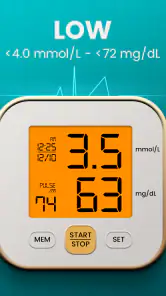 Control de azúcar en sangre screenshot
