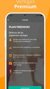 Control horario screenshot