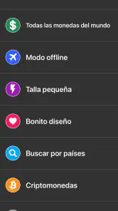 Conversor de divisas screenshot