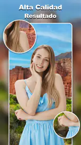 Cortar y Pegar Foto Editor IA screenshot