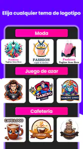 Creador de Logos Crear Diseños screenshot