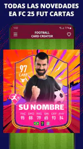 Creador de Tarjetas de Fútbol screenshot