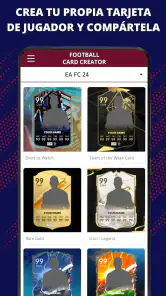 Creador de Tarjetas de Fútbol screenshot