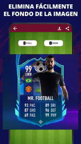 Creador de Tarjetas de Fútbol screenshot