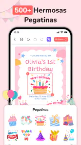 Crear Invitación de Cumpleaños screenshot