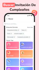 Crear Invitación de Cumpleaños screenshot
