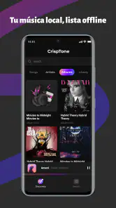 CrispTone: Música offline screenshot