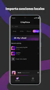 CrispTone: Música offline screenshot