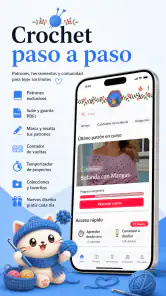 Crochet paso a paso en español screenshot