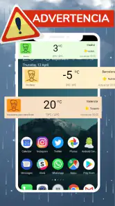 Cronograma del tiempo: radar screenshot