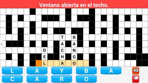 Crucigrama Español screenshot