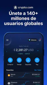 Crypto.com, compra BTC y CRO screenshot