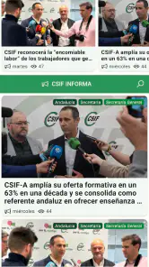 CSIF Andalucía screenshot