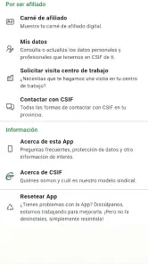 CSIF Andalucía screenshot
