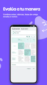 Cuaderno del profesorado screenshot