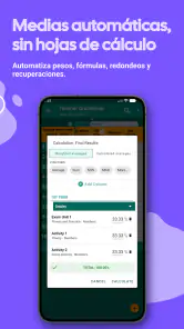 Cuaderno del profesorado screenshot