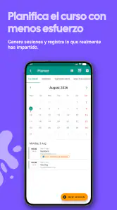 Cuaderno del profesorado screenshot