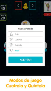 Cuatrola - Juego de Cartas screenshot