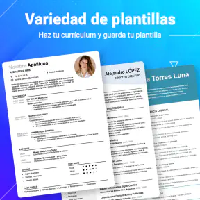 Currículum vítae: Crear CV PDF screenshot