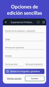 Currículum Vítae - CV Engineer screenshot