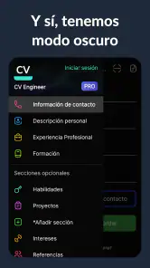 Currículum Vítae - CV Engineer screenshot