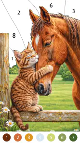 Cute Funny Animal Color screenshot