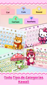 Cute Keyboard: Teclado Emoji screenshot