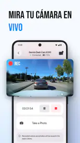 Dash cam: Dashcam screenshot