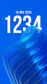 Depth Wallpapers & Live Clock screenshot