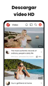 Descargador videos y música HD screenshot