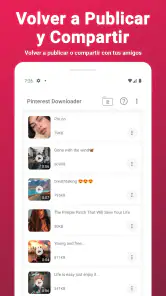 Descargar vídeos de Pinterest screenshot