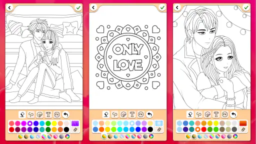 Dia de san Valentin Colorante screenshot