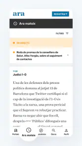 Diari ARA screenshot
