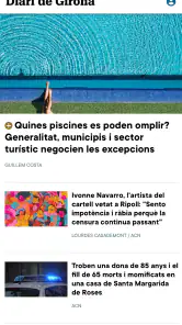 DIARI DE GIRONA screenshot
