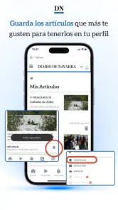 Diario de Navarra – App móvil screenshot