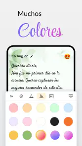 Diario: Secreto Journal, Notas screenshot